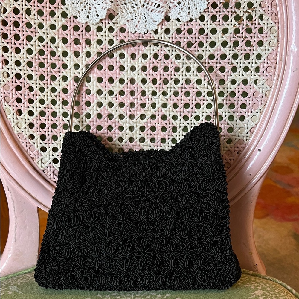 Black evening bag